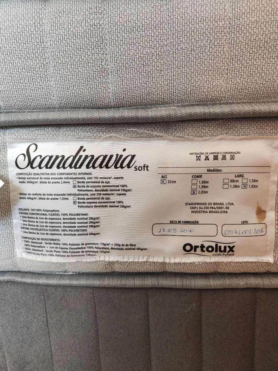 Cama box com colchão e cabeceira King Size - Foto 3