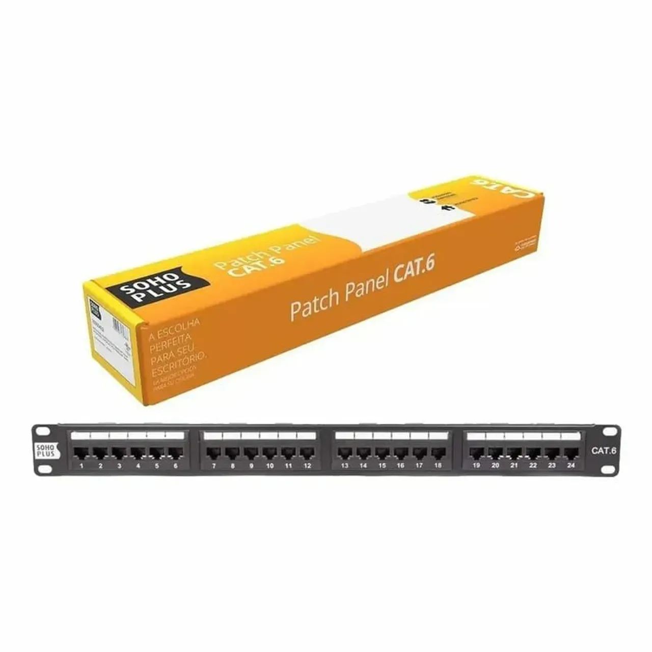 patch panel 24 portas cat6 furukawa - Foto 3