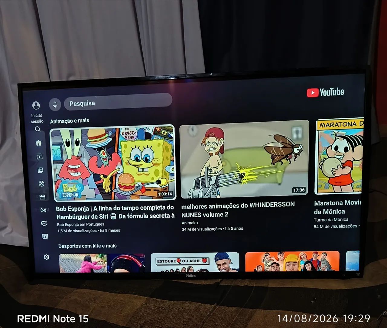 Vendo tv Philco smart 4k 55 polegadas  - Foto 2