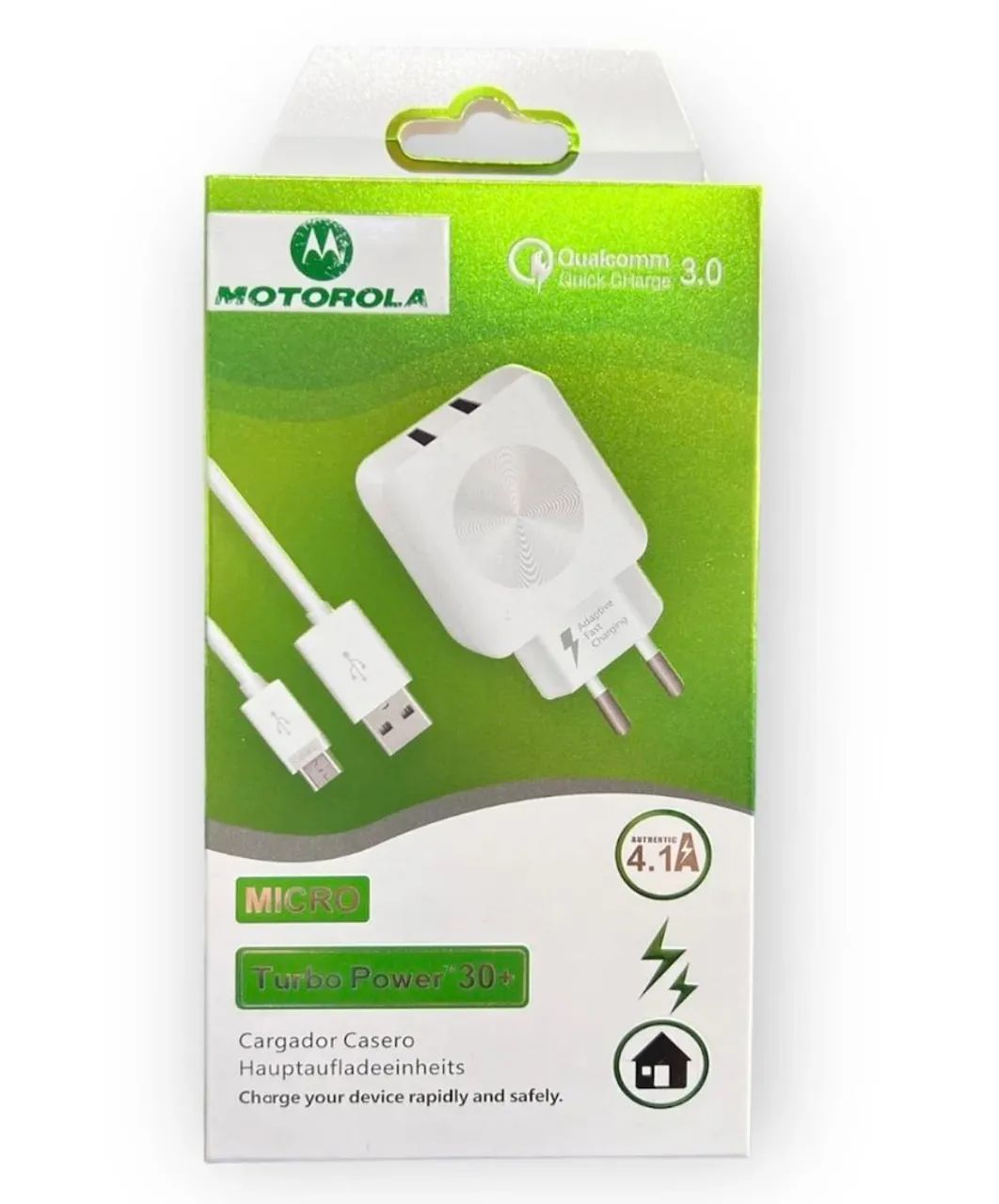 Carregador Micro USB V8 Compatível Motorola 4.1 30w - Foto 2