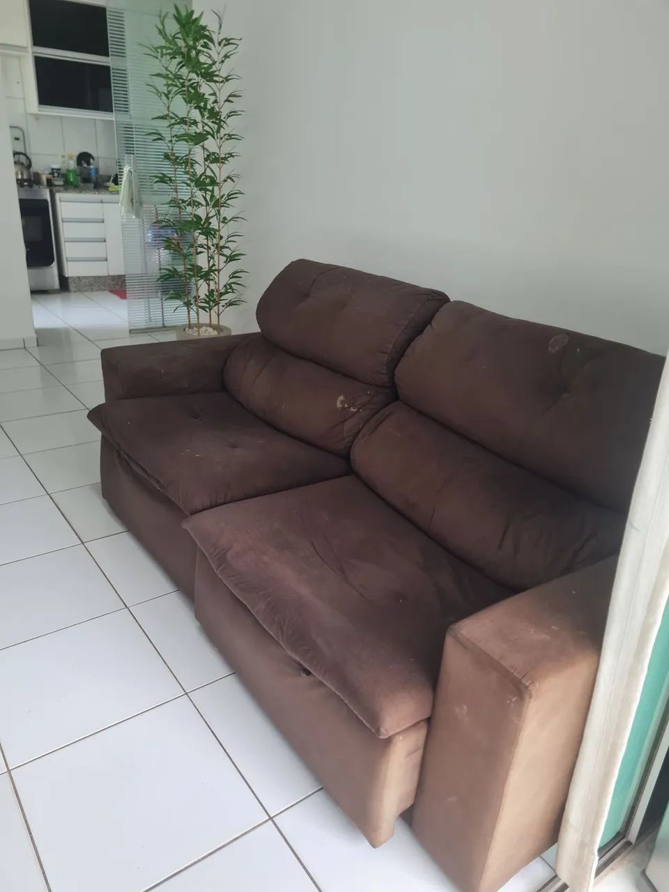 Sofá Retrátil 2,20m R$500,00 - Foto 2