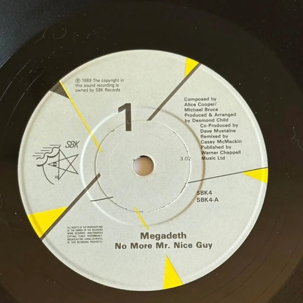 Megadeth No More Mr. Nice Guy Vinil Compacto Importado UK - Foto 5