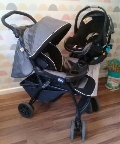 Chicco Carrinho de Bebê Duo Today + Bebê Conforto e Duas Bases - Foto 2