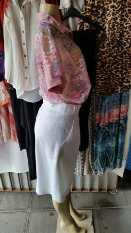 Blusa Renda Bordada Estampada - Foto 4