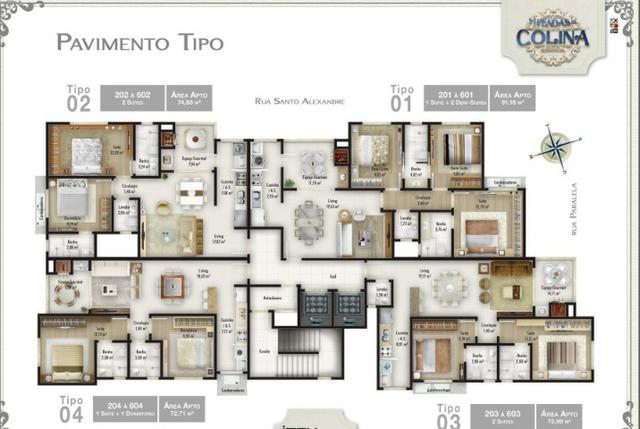 Apartamento c/ 2 demi suíte + 1 Suíte, no Bairro São Francisco de Assis, Camboriú, SC - Foto 5
