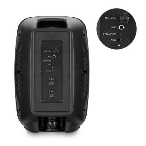 Caixa de Som Mini Torre Party Tws Bluetooth 5.0 Sp336 Multilaser 200W Rms Luzes Led Usb - Foto 5