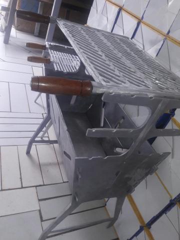 Churrassqueiras G de aluminio desmontavel