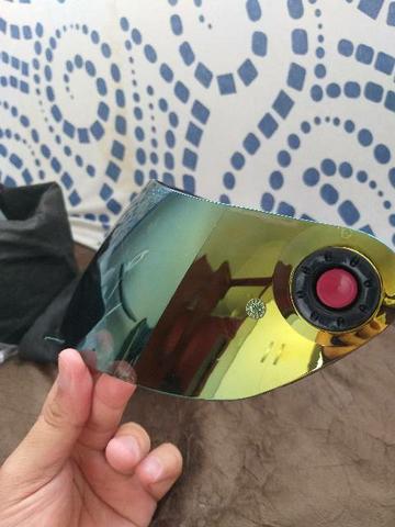 Viseira Dourada para Capacete Shark S700/S800/S900