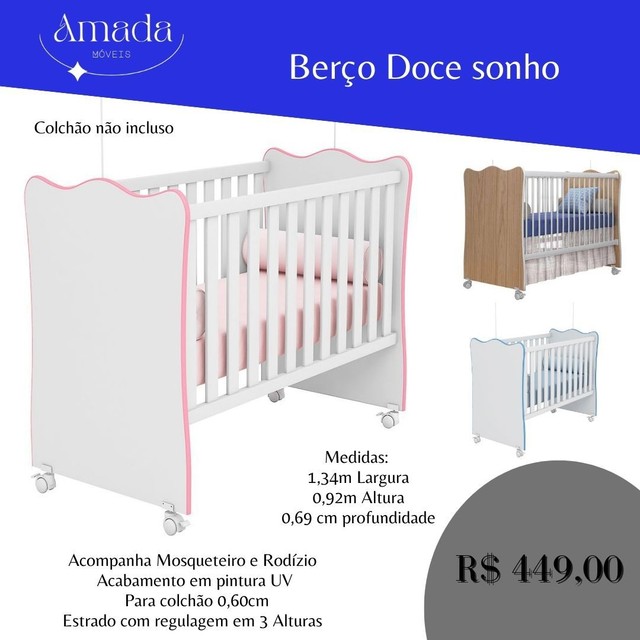 Cômoda Doce sonho infantil , Entrega  em 3 dias  - Foto 6