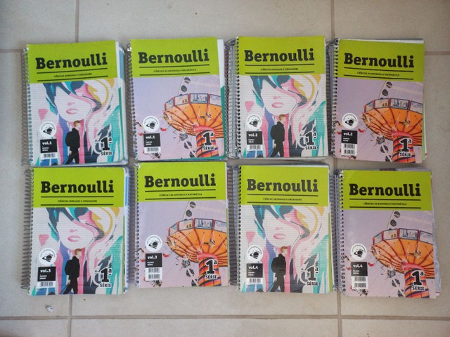 8 Apostilas Bernoulli 4 volumes 2019