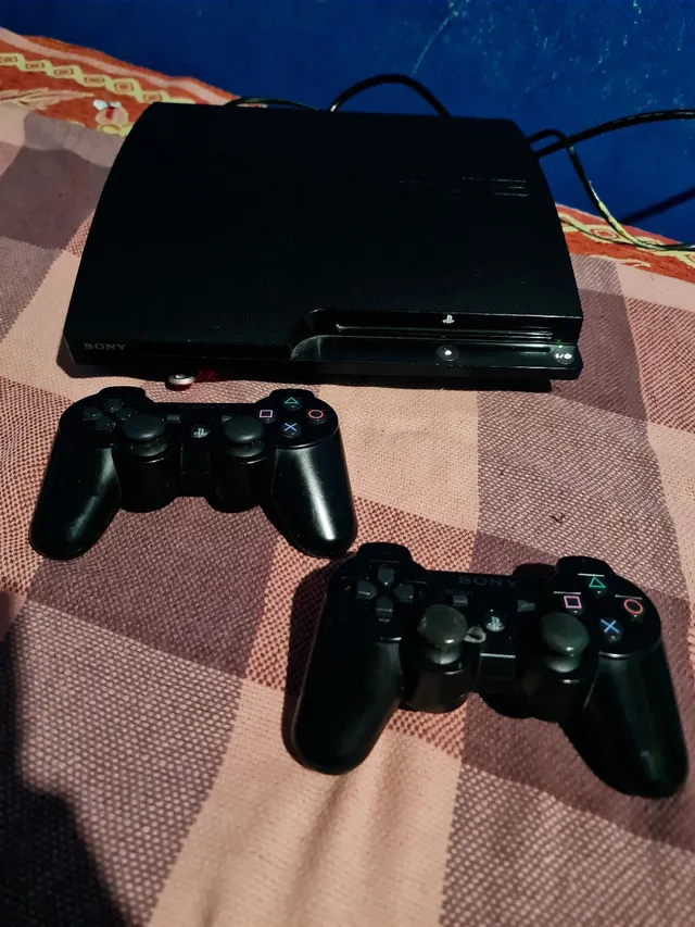 Console PlayStation 2 Preto - Sony Destravado (Tudo Original