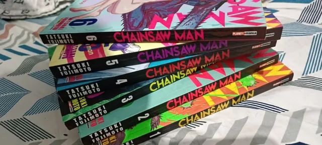 Manga Chainsaw Man 1 a 6 ( Perfeito Estado )