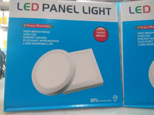 Painel 22x22 18w Sobrepor ou Embutir Branco frio 6500k - Foto 4