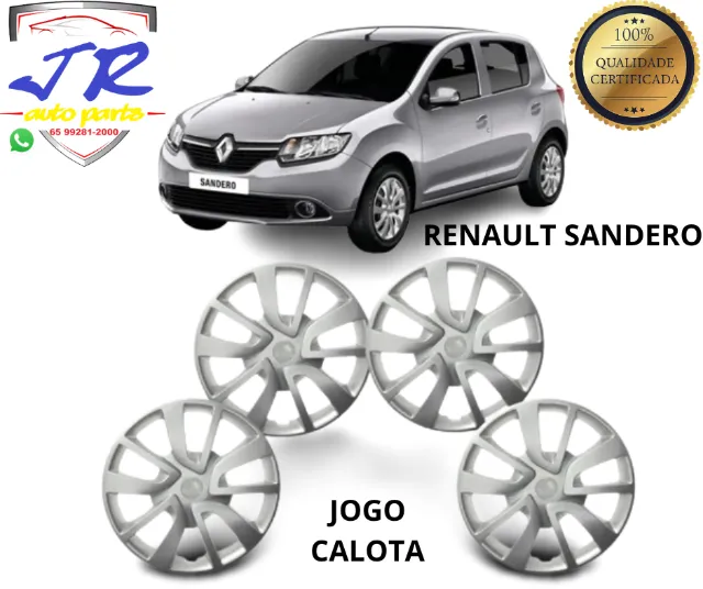 Jogo Calota Renault Sandero