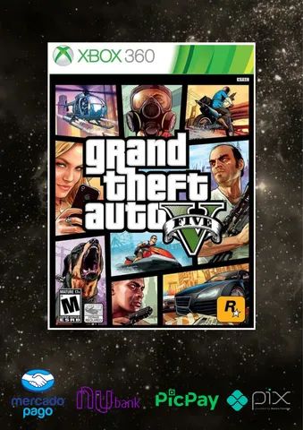 GTA V Xbox One em Mídia Digital com Garantia Total