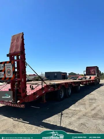 Semi Reboque  prancha NOMA ano 2013, 3 eixos, agrícola cangurú.  - Foto 3