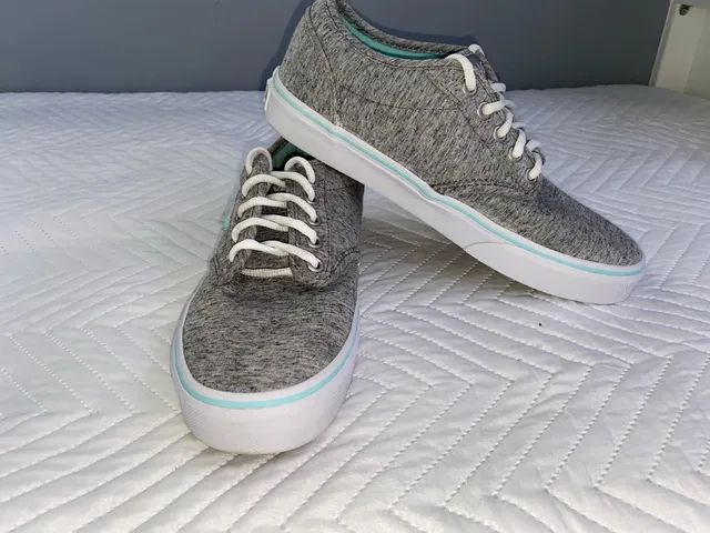 Vans cinza shop e verde