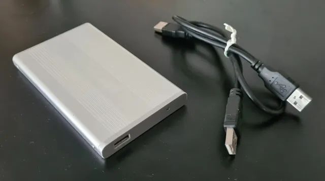 HD externo com case Seagate 100gb