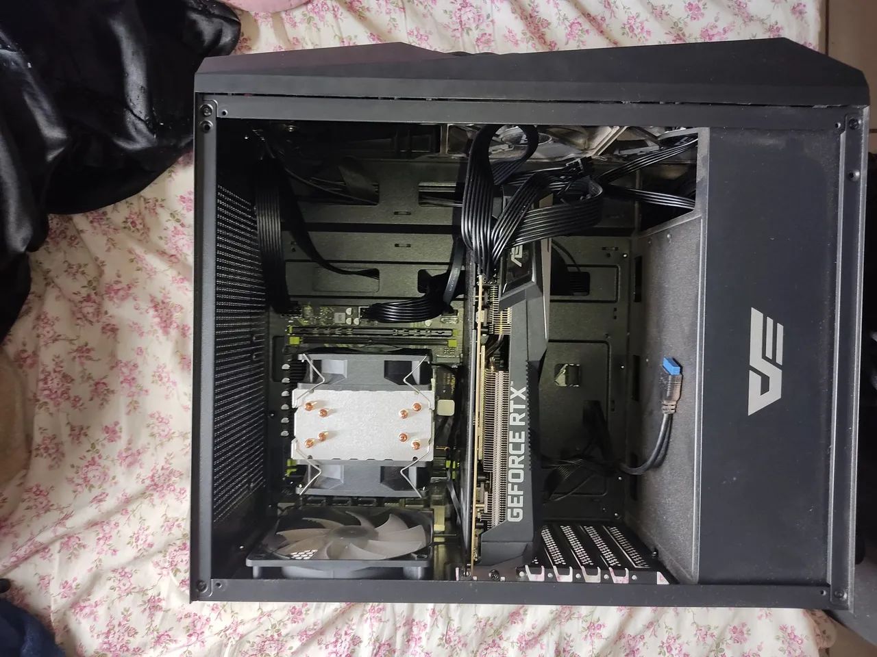 Kit Xeon v4+Rx580+Fonte| Gabinete c/ Fans + Cooler