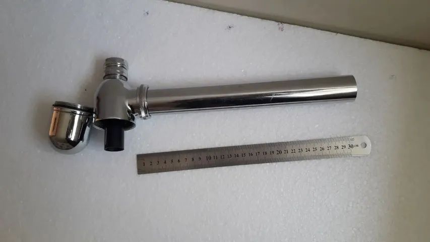 Sifão de Copo  Inox- Cromado - Foto 3