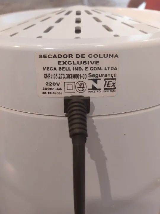 Secador de Cabelo Profissional Mega Bell - Ótimo Estado - Foto 5