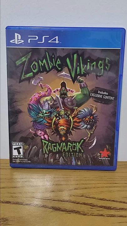 Jogo Mídia Física Zombie Vikings Original Playstation Ps4
