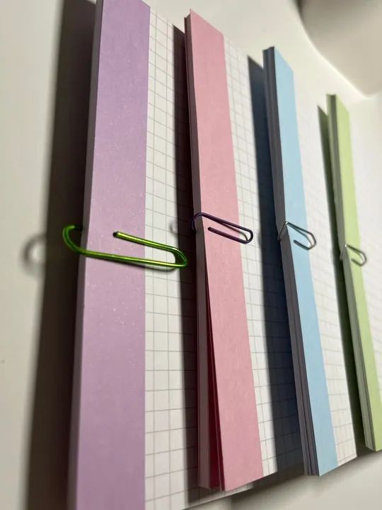 72 ficha estudo + 1 caneta de brinde verde  - Foto 2