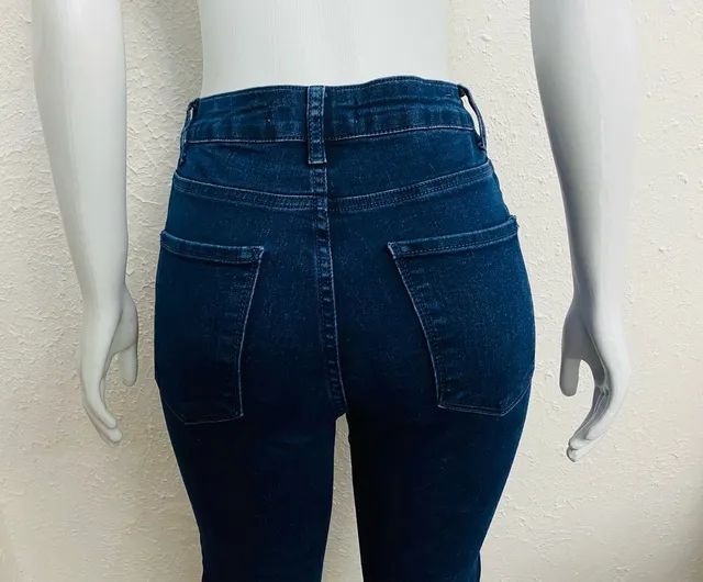 Calça Jeans Feminina Tvz Tam. 36 Boca De Sino Ótimo Estado - Foto 5