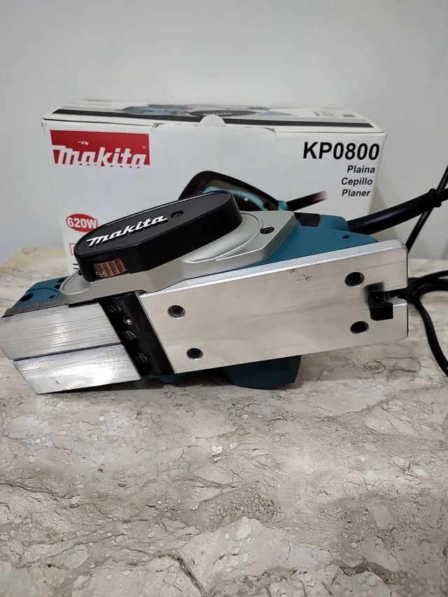 Plaina Elétrica 82 mm 620W - MAKITA-KP080082 - Foto 3