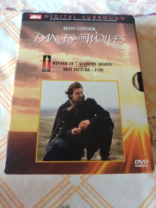 Dança Com Lobos - Kevin Costner - Dvd Filme Duplo Box Importado Snapcase - Foto 2