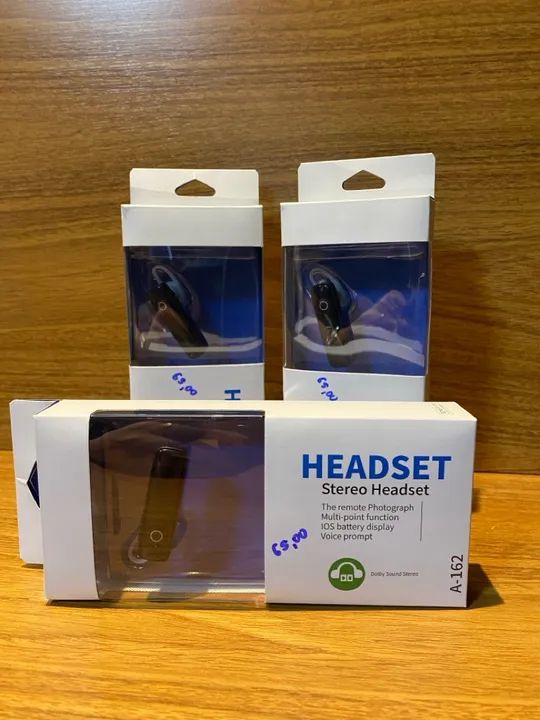 HEADSET STEREO A-162 NOVO 