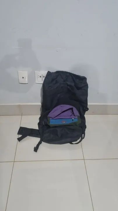 Mochila de acampamento