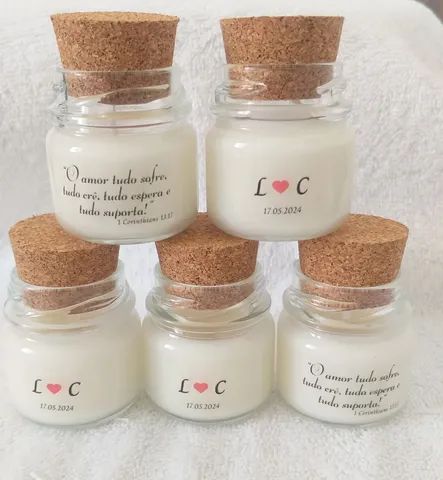 Lembrancinha Personalizada velas aromáticas  - Foto 2