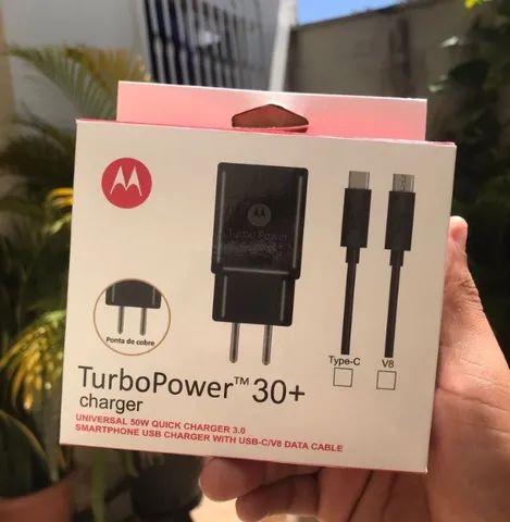 Carregador Motorola Turbo Power Novo Original - garantia - Foto 3