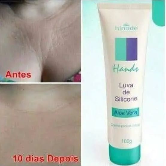 Luva de Silicone Hands Hinode Aloe Vera - Foto 2