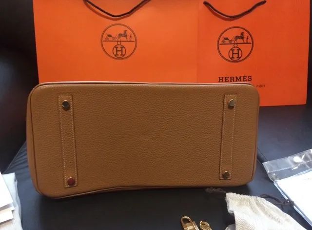 Bolsa Hermès Birkin 35 Gold Epsom - Foto 2