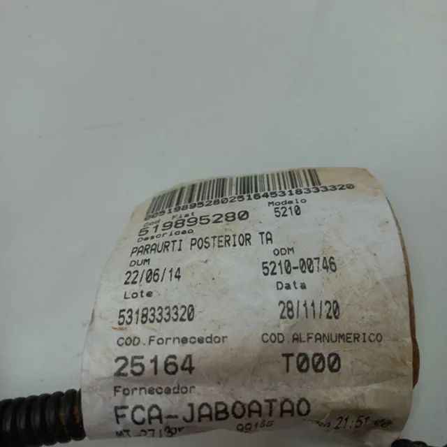 Chicote Elétrico Sensor Estacionamento Renegade 2021 Cx1231 - Foto 2