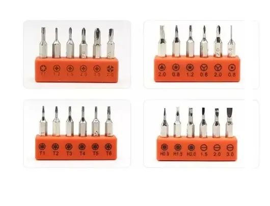 Kit Chaves P/ Reparos Celulares E Eletrônicos 28pçs. Com Pinça e Extensor Flexível - Foto 3