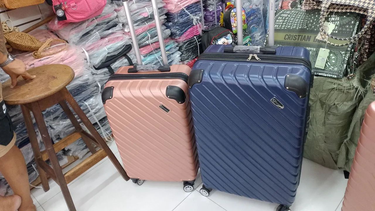 Malas de viagem rosa 10kg e 23kg vendemos separadamente - Foto 3