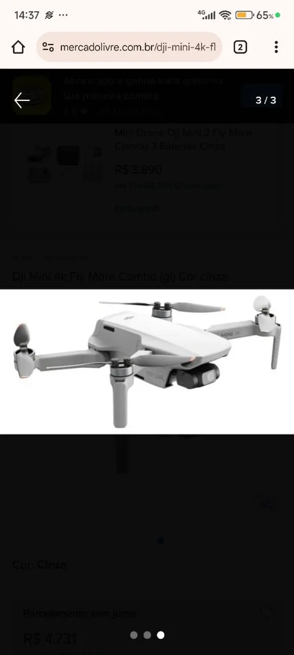 Drone Dji mini 4k