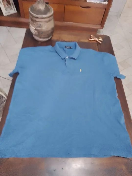 Polo Masculina Azul marca ZOOMP G 