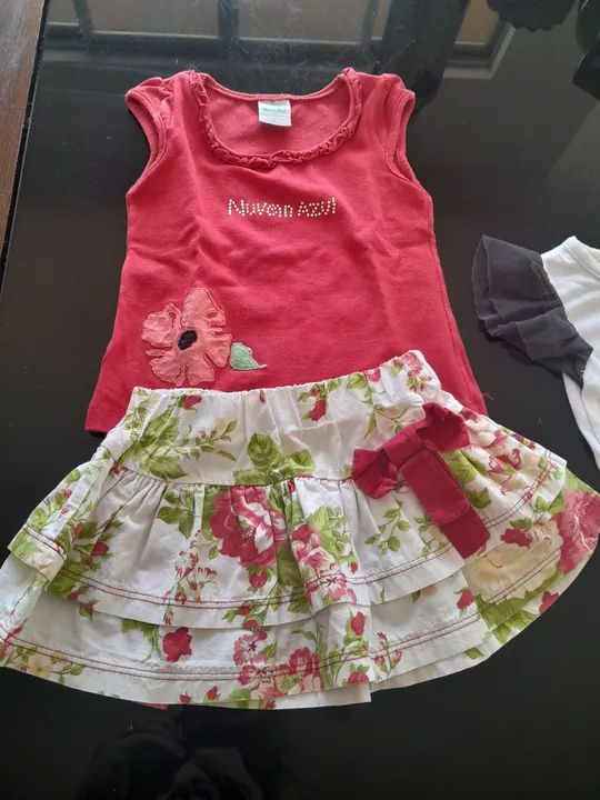 Conjuntinhos de bebê tam 1 e sapatinhos - Foto 3