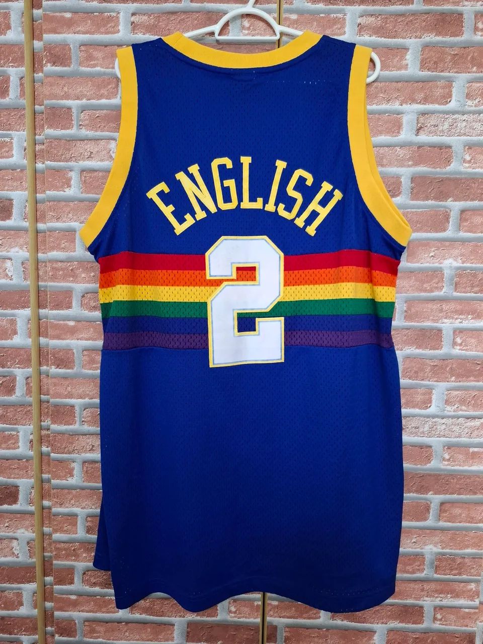 Camiseta Denver Nuggets Alex English - Foto 5