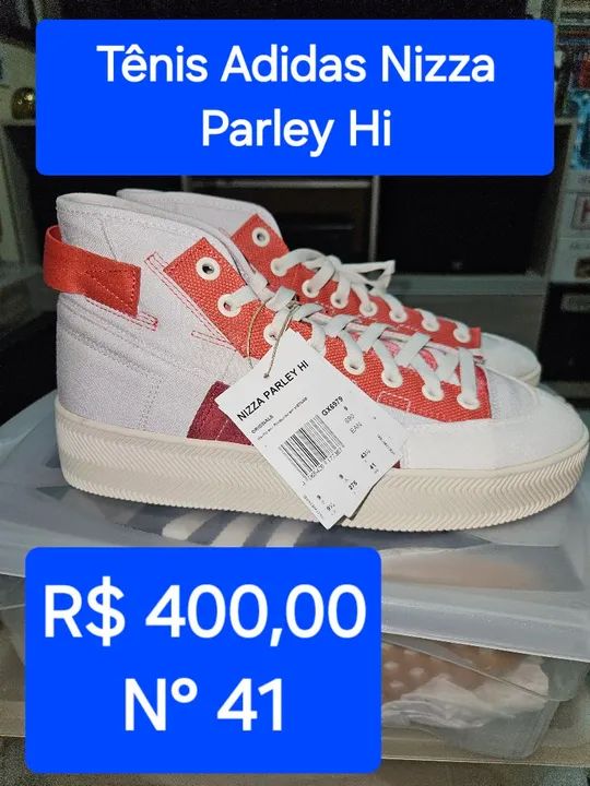 Tênis Adidas Nizza Parley Hi - Tamanho 41 - Calçados Esportivos