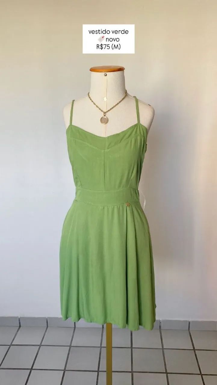 Bazar Vestido verde 