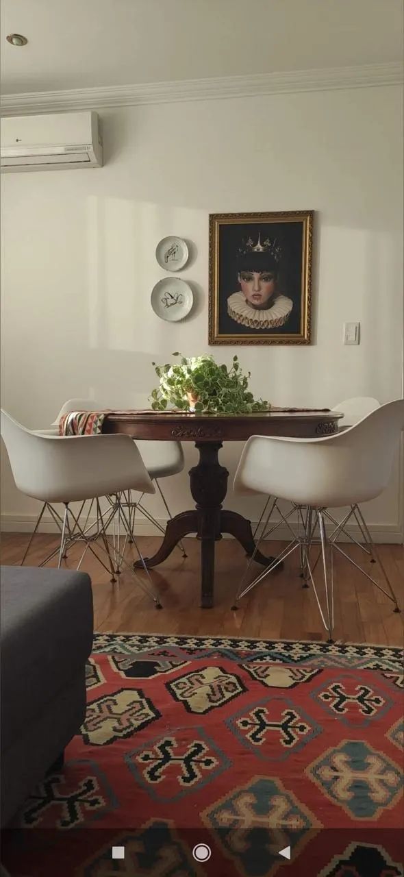 4 Eiffel Chairs I Chrome Base and White Structure64341732750465120