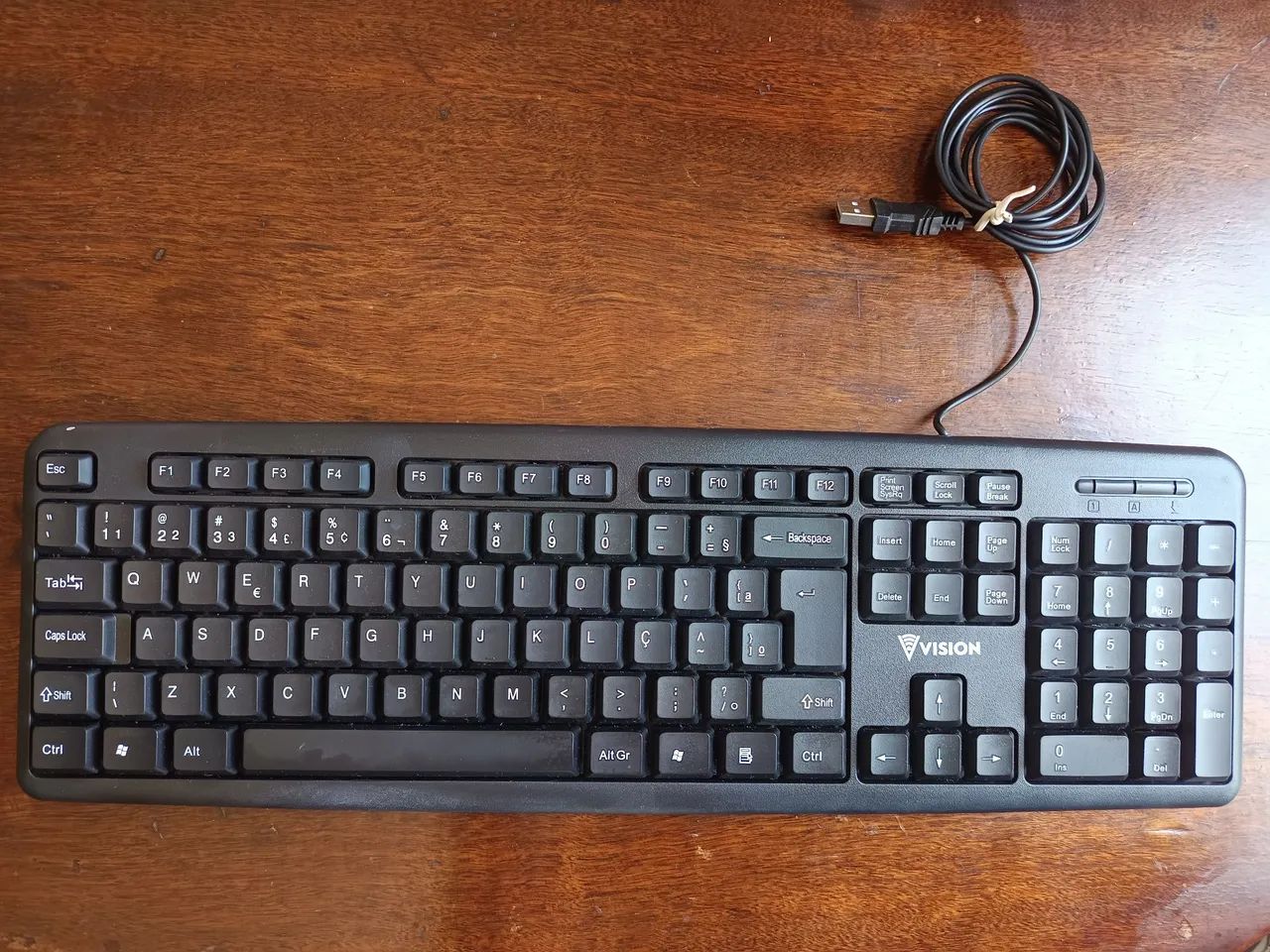 Teclado USB novo para computador