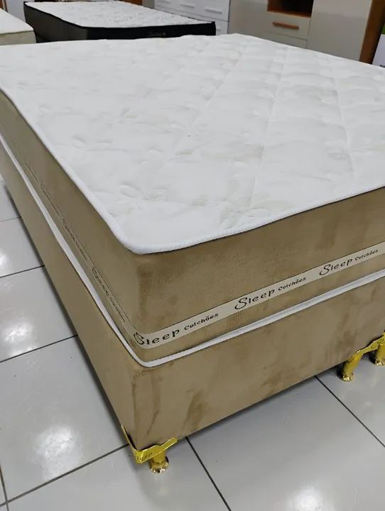 Cama Box Queen Jasmim Molas Ensacadas  - Foto 3
