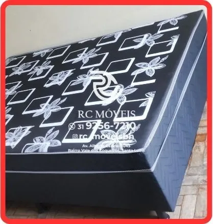 CAMA BOX CASAL COLCHAO CASAL 1.38X1 LIQUIDAÇAO TOTAL