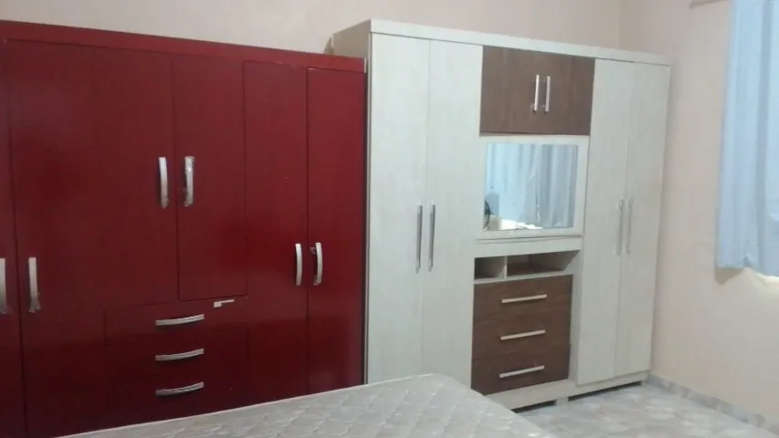 Alugo Casa semi-mobiliada 1 sala, 2 quartos, 1 cozinha, 1 wc, varanda altos.